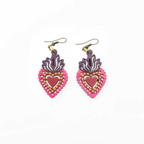 Sacred Heart Earrings by Ethnika